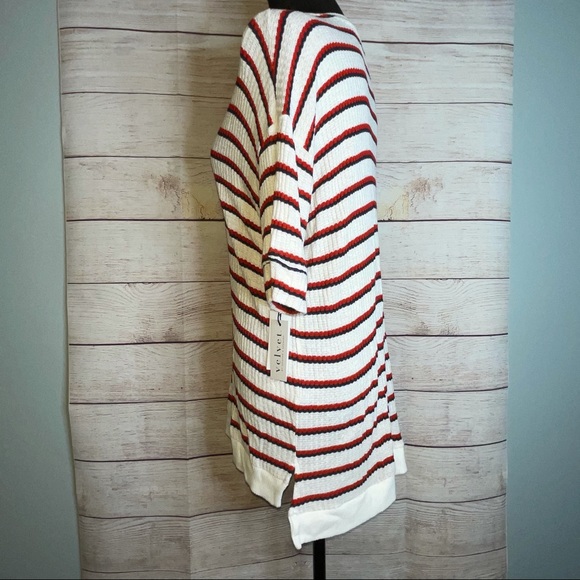 NWT Velvet by Spencer & Graham striped knit top - Picture 3 of 7